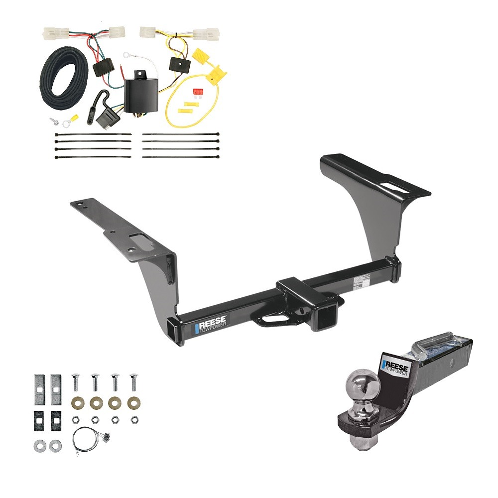 Custom Fit Trailer Hitch Wiring Harness (Plug & Play) 2" Drop Ball-Mount w/ Pin/Clip 2" Chrome Ball Installation Hardware Installation Instructions 44631 118511 21536 Reese Tow Package 10-14 Subaru Legacy Sedan Trailer Hitch Wiring 2" D Tow Package For 10-14 Subaru Legacy Sedan Trailer Hitch w/ Wiring 2" Drop Mount 2" Ball 2" Receiver Reese