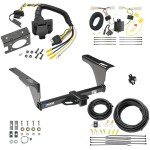 Custom Fit Trailer Hitch Wiring Harness (Plug & Play) Trailer Connector Adapter Brake Control Wiring Kit Circuit Breaker Installation Hardware Installation Instructions 44631 85343 20506 7012a 118511 Reese Trailer Hitch 7-Way RV Wiring 10-14 Subaru L Trailer Hitch w/ 7-Way RV Wiring For 10-14 Subaru Legacy Sedan Class 3 2" Receiver Reese