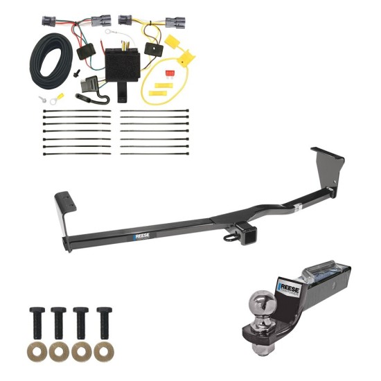 Custom Fit Trailer Hitch Wiring Harness (Plug & Play) 2" Drop Ball-Mount w/ Pin/Clip 2" Chrome Ball Installation Hardware Installation Instructions 44639 118506 21536 Reese Tow Package 11-13 KIA Sorento Trailer Hitch Wiring 2" Drop Moun Tow Package For 11-13 KIA Sorento Trailer Hitch w/ Wiring 2" Drop Mount 2" Ball 2" Receiver Reese