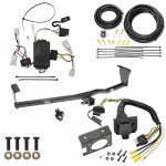 Custom Fit Trailer Hitch Wiring Harness (Plug & Play) Trailer Connector Adapter Brake Control Wiring Kit Circuit Breaker Installation Hardware Installation Instructions 44639 85343 20506 7012a 118415 Reese Trailer Hitch 7-Way RV Wiring 10-12 Hyundai Trailer Hitch w/ 7-Way RV Wiring For 10-12 Hyundai Santa Fe Class 3 2" Receiver All Models Reese