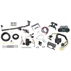Trailer Hitch Tow Package Prodigy P3 Brake Control For 10-12 Hyundai Santa Fe w/ 7-Way RV Wiring 2" Drop Mount 2" Ball Class 3 2" Receiver Reese Tekonsha