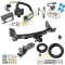 Trailer Hitch Tow Package w/ 7-Way RV Wiring For 09-14 Ford F-150 w/ 2" Drop Mount 2" Ball Class 4 2" Receiver All Models Reese