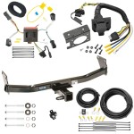 Custom Fit Trailer Hitch Wiring Harness (Plug & Play) Trailer Connector Adapter Brake Control Wiring Kit Circuit Breaker Installation Hardware Installation Instructions 44661 85343 20506 7012a 118539 Reese Trailer Hitch 7-Way RV Wiring 11-17 Jeep Comp Trailer Hitch w/ 7-Way RV Wiring For 11-17 Jeep Compass (Old Body Style) Class 3 2" Receiver Reese