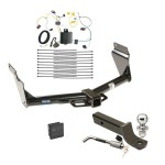 Custom Fit Trailer Hitch Wiring Harness (Plug & Play) 2" Drop Ball-Mount w/ Locking Pin/Clip 2" Chrome Ball Rubber Hitch Plug Cover Installation Hardware Installation Instructions 44662 118727 7005111 7010 Reese Trailer Tow Hitch 14-21 Jeep Reese Trailer Tow Hitch For 14-21 Jeep Grand Cherokee EcoDiesel Deluxe Package Wiring 2" Ball Mount and Lock