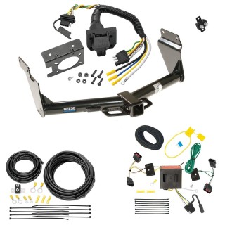 Custom Fit Trailer Hitch Wiring Harness (Plug & Play) Trailer Connector Adapter Brake Control Wiring Kit Circuit Breaker Installation Hardware Installation Instructions 44662 85343 20506 7012a 118552 Reese Trailer Hitch 7-Way RV Wiring 11-13 Dodge Du Trailer Hitch w/ 7-Way RV Wiring For 11-13 Dodge Durango Class 4 2" Receiver All Models Reese