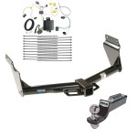 Custom Fit Trailer Hitch Wiring Harness (Plug & Play) 2" Drop Ball-Mount w/ Pin/Clip 2" Chrome Ball Installation Hardware Installation Instructions 44662 118727 21536 Reese Trailer Tow Hitch 14-21 Jeep Grand Cherokee Complete Package Wiring Reese Trailer Tow Hitch For 14-21 Jeep Grand Cherokee Complete Package w/ Wiring and 2" Ball