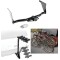 Trailer Hitch w/ 4 Bike Rack For 13-19 Ford Escape Approved for Recreational & Offroad Use Carrier for Adult Woman or Child Bicycles Foldable