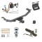 Custom Fit Trailer Hitch Wiring Harness (Plug & Play) 2" Drop Ball-Mount w/ Locking Pin/Clip 2" Chrome Ball 4-Flat Mounting Bracket 1-7/8" Chrome Ball Rubber Hitch Plug Cover Installation Hardware Installation Instructions 44695 118500 Ultimate Tow Package For 10-12 Acura RDX Trailer Hitch w/ Wiring 2" Drop Mount Dual 2" and 1-7/8" Ball Lock Bracket Cover 2" Receiver Reese