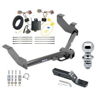 Custom Fit Trailer Hitch Wiring Harness (Plug & Play) 2" Drop Ball-Mount w/ Pin/Clip 1-7/8" Chrome Ball Installation Hardware Installation Instructions 44702 118613 23 63816 Reese Trailer Tow Hitch 14-23 Transit Connect 2" Receiver Comp Reese Trailer Tow Hitch For 14-23 Ford Transit Connect 2" Receiver Complete Package w/ Wiring and 1-7/8" Ball