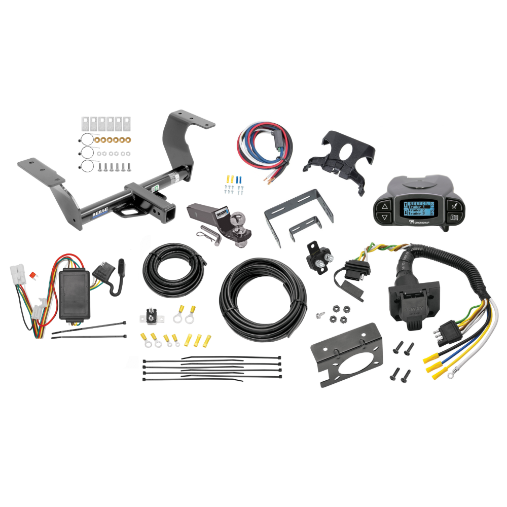 44705 85343 20506 7012a 118467 21536 90195 Reese Trailer Hitch Tow Package Prodigy P3 Brake Control 14-18 Subaruester 7-Way RV Wiring 2" Drop Mount 2" Ball Class 3 2" Receiver Reese Tekonsha 14 15 16 17 18 2014 2015 2016 2017 2018 Trailer Hitch Tow Package Prodigy P3 Brake Control For 14-18 Subaru Forester w/ 7-Way RV Wiring 2" Drop Mount 2" Ball Class 3 2" Receiver Reese Tekonsha