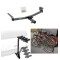 Trailer Hitch w/ 4 Bike Rack For 08-20 Nissan Rogue 14-15 Rogue Select Approved for Recreational & Offroad Use Carrier for Adult Woman or Child Bicycles Foldable