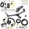 Custom Fit Trailer Hitch Wiring Harness (Plug & Play) 2" Drop Ball-Mount w/ Pin/Clip 2" Chrome Ball Trailer Connector Adapter Brake Control Wiring Kit Circuit Breaker Installation Hardware Installation Instructions 44712 85343 20506 7012a 11 Trailer Hitch Tow Package w/ 7-Way RV Wiring For 08-20 Rogue 14-15 Rogue Select w/ 2" Drop Mount 2" Ball Class 3 2" Receiver Reese