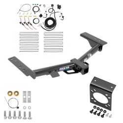 Trailer Hitch w/ 7-Way RV Wiring For 15-24 Ford Transit-350 Except Single Rear Wheel Class 3 2" Receiver Reese