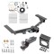 Custom Fit Trailer HitchTow Harness Wiring Package (7-Way) 2" Drop Ball-Mount w/ Pin/Clip 2" Chrome Ball 7-Way Mounting Bracket Installation Hardware Installation Instructions 44719 22116 20212 21536 Reese Trailer Hitch Tow Package 7-Way RV Wiri Trailer Hitch Tow Package w/ 7-Way RV Wiring For 15-23 Ford Transit-350 Except Single Rear Wheel w/ 2" Drop Mount 2" Ball Class 3 2" Receiver Reese