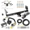 Custom Fit Trailer Hitch Wiring Harness (Plug & Play) 2" Drop Ball-Mount w/ Pin/Clip 2" Chrome Ball Trailer Connector Adapter Brake Control Wiring Kit Circuit Breaker Installation Hardware Installation Instructions 44746 85343 20506 7012a 11 Trailer Hitch Tow Package w/ 7-Way RV Wiring For 05-15 Toyota Tacoma w/ 2" Drop Mount 2" Ball Class 3 2" Receiver Reese