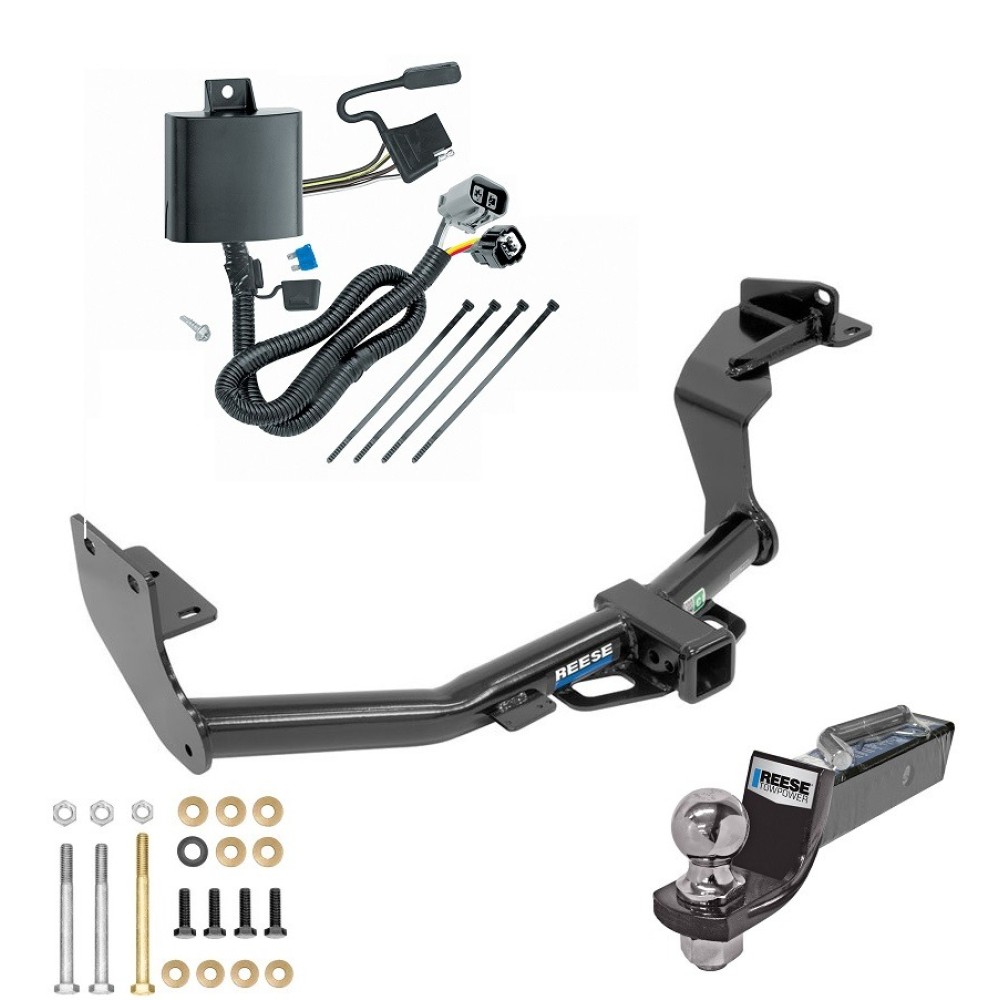 Custom Fit Trailer Hitch Wiring Harness (Plug & Play) 2" Drop Ball-Mount w/ Pin/Clip 2" Chrome Ball Installation Hardware Installation Instructions 44750 118269 21536 Reese Tow Package 16-20 KIA Sorento V6 Engine Trailer Hitch Wiring 2" Tow Package For 16-20 KIA Sorento w/ V6 Engine Trailer Hitch w/ Wiring 2" Drop Mount 2" Ball 2" Receiver Reese