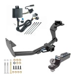 Custom Fit Trailer Hitch Wiring Harness (Plug & Play) 2" Drop Ball-Mount w/ Pin/Clip 2" Chrome Ball Installation Hardware Installation Instructions 44750 118269 21536 Reese Tow Package 16-20 KIA Sorento V6 Engine Trailer Hitch Wiring 2" Tow Package For 16-20 KIA Sorento w/ V6 Engine Trailer Hitch w/ Wiring 2" Drop Mount 2" Ball 2" Receiver Reese