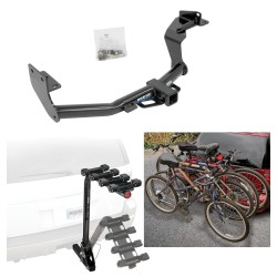 Trailer Hitch w/ 4 Bike Rack For 16-20 Kia Sorento Hyundai Santa Fe Approved for Recreational & Offroad Use Carrier for Adult Woman or Child Bicycles Foldable Trailer Hitch w/ 4 Bike Rack For 16-20 Kia Sorento Hyundai Santa Fe Approved for Recreational & Offroad Use Carrier for Adult Woman or Child Bicycles Foldable