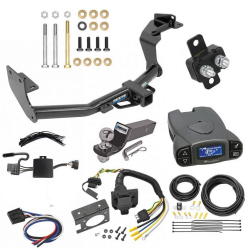 Trailer Hitch Tow Package Prodigy P3 Brake Control For 19-20 Hyundai Santa Fe w/ 7-Way RV Wiring 2" Drop Mount 2" Ball Class 3 2" Receiver Reese Tekonsha Trailer Hitch Tow Package Prodigy P3 Brake Control For 19-20 Hyundai Santa Fe w/ 7-Way RV Wiring 2" Drop Mount 2" Ball Class 3 2" Receiver Reese Tekonsha