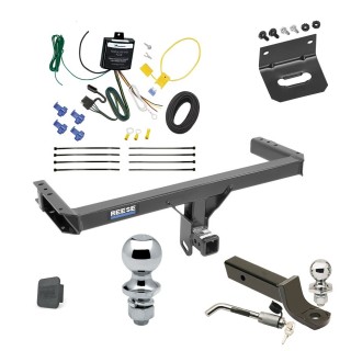 Custom Fit Trailer Hitch Wiring Harness (Requires splicing) 2" Drop Ball-Mount w/ Locking Pin/Clip 2" Chrome Ball 4-Flat Mounting Bracket 1-7/8" Chrome Ball Rubber Hitch Plug Cover Installation Hardware Installation Instructions 44755 1191 Ultimate Tow Package For 11-12 Audi Q5 15-23 Porsche Macan Trailer Hitch w/ Wiring 2" Drop Mount Dual 2" and 1-7/8" Ball Lock Bracket Cover 2" Receiver Reese