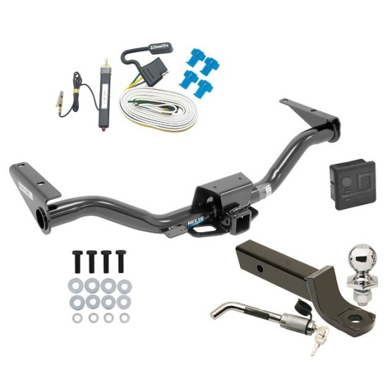 Reese Trailer Tow Hitch For 15-22 Chevy Colorado GMC Canyon Deluxe Package Wiring 2" Ball Mount and Lock Reese Trailer Tow Hitch For 15-22 Chevy Colorado GMC Canyon Deluxe Package Wiring 2" Ball Mount and Lock
