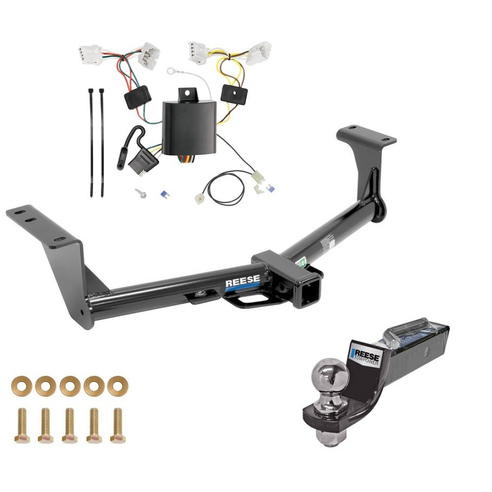 Tow Package For 15-24 Nissan Murano Trailer Hitch w/ Wiring 2" Drop Mount 2" Ball 2" Receiver Reese Tow Package For 15-24 Nissan Murano Trailer Hitch w/ Wiring 2" Drop Mount 2" Ball 2" Receiver Reese