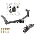 Tow Package For 15-24 Nissan Murano Trailer Hitch w/ Wiring 2" Drop Mount 2" Ball 2" Receiver Reese Tow Package For 15-24 Nissan Murano Trailer Hitch w/ Wiring 2" Drop Mount 2" Ball 2" Receiver Reese