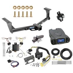 Trailer Hitch Tow Package Prodigy P3 Brake Control For 15-24 Nissan Murano w/ 7-Way RV Wiring 2" Drop Mount 2" Ball Class 3 2" Receiver Reese Tekonsha
