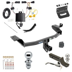 Ultimate Tow Package For 19-23 Jeep Cherokee Trailer Hitch w/ Wiring 2" Drop Mount Dual 2" and 1-7/8" Ball Lock Bracket Cover 2" Receiver Reese Ultimate Tow Package For 19-23 Jeep Cherokee Trailer Hitch w/ Wiring 2" Drop Mount Dual 2" and 1-7/8" Ball Lock Bracket Cover 2" Receiver Reese