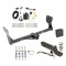 Reese Trailer Tow Hitch For 15-18 Ford Edge Except Sport & Titanium Models Deluxe Package Wiring 2" Ball Mount and Lock