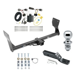 Reese Trailer Tow Hitch For 2015 Ford Edge Titanium Model Only 2" Receiver Complete Package w/ Wiring and 1-7/8" Ball