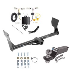 Reese Trailer Tow Hitch For 19-24 Ford Edge Except Titanium Models Complete Package w/ Wiring and 2" Ball