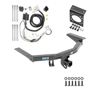 Custom Fit Trailer HitchTow Harness Wiring Package (7-Way) 7-Way Mounting Bracket Installation Hardware Installation Instructions 44778 118286 20212 Reese Trailer Hitch 7-Way RV Wiring 16-22 Honda Pilot Class 4 2" Receiver All Models Reese 16 17 18 1 Trailer Hitch w/ 7-Way RV Wiring For 16-22 Honda Pilot Class 4 2" Receiver All Models Reese