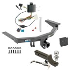 Custom Fit Trailer Hitch Wiring Harness (Plug & Play) 2" Drop Ball-Mount w/ Locking Pin/Clip 2" Chrome Ball Rubber Hitch Plug Cover Installation Hardware Installation Instructions 44778 118628 7005111 7010 Reese Trailer Tow Hitch 14-20 Acura Reese Trailer Tow Hitch For 14-20 Acura MDX Except w/Full Size Spare Tire Deluxe Package Wiring 2" Ball Mount and Lock