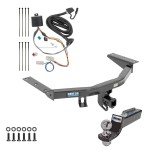 Custom Fit Trailer Hitch Wiring Harness (Plug & Play) 2" Drop Ball-Mount w/ Pin/Clip 2" Chrome Ball Installation Hardware Installation Instructions 44778 118760 21536 Reese Tow Package 16-22 Honda Pilot Trailer Hitch Wiring 2" Drop Moun Tow Package For 16-22 Honda Pilot Trailer Hitch w/ Wiring 2" Drop Mount 2" Ball 2" Receiver Reese