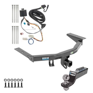 Custom Fit Trailer Hitch Wiring Harness (Plug & Play) 2" Drop Ball-Mount w/ Pin/Clip 2" Chrome Ball Installation Hardware Installation Instructions 44778 118760 21536 Reese Tow Package 16-22 Honda Pilot Trailer Hitch Wiring 2" Drop Moun Tow Package For 16-22 Honda Pilot Trailer Hitch w/ Wiring 2" Drop Mount 2" Ball 2" Receiver Reese