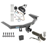 Custom Fit Trailer Hitch Wiring Harness (Plug & Play) 2" Drop Ball-Mount w/ Locking Pin/Clip 2" Chrome Ball Rubber Hitch Plug Cover Installation Hardware Installation Instructions 44778 118760 7005111 7010 Reese Trailer Tow Hitch 16-22 Honda Reese Trailer Tow Hitch For 16-22 Honda Pilot Deluxe Package Wiring 2" Ball Mount and Lock