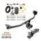 Tow Package For 16-18 Hyundai Tucson Trailer Hitch w/ Wiring 2" Drop Mount 2" Ball 2" Receiver Reese