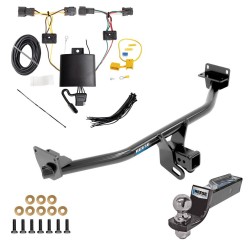 Tow Package For 19-21 Hyundai Tucson Trailer Hitch w/ Wiring 2" Drop Mount 2" Ball 2" Receiver Reese