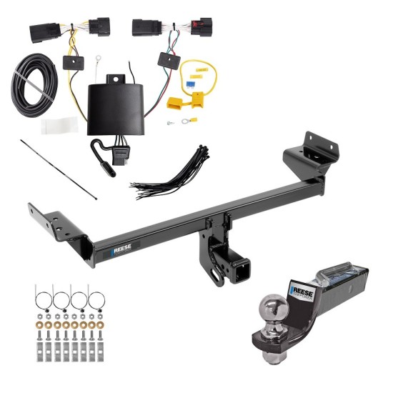 Custom Fit Trailer Hitch Wiring Harness (Plug & Play) 2" Drop Ball-Mount w/ Pin/Clip 2" Chrome Ball Installation Hardware Installation Instructions 44784 118803 21536 Reese Trailer Tow Hitch 19-23 Lincoln Nautilus Complete Package Wiring an Reese Trailer Tow Hitch For 19-23 Lincoln Nautilus Complete Package w/ Wiring and 2" Ball