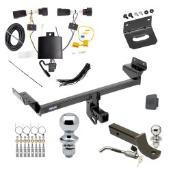 Ultimate Tow Package For 19-23 Lincoln Nautilus Trailer Hitch w/ Wiring 2" Drop Mount Dual 2" and 1-7/8" Ball Lock Bracket Cover 2" Receiver Reese
