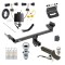 Custom Fit Trailer Hitch Wiring Harness (Plug & Play) 2" Drop Ball-Mount w/ Locking Pin/Clip 2" Chrome Ball 4-Flat Mounting Bracket 1-7/8" Chrome Ball Rubber Hitch Plug Cover Installation Hardware Installation Instructions 44784 118803 Ultimate Tow Package For 19-23 Lincoln Nautilus Trailer Hitch w/ Wiring 2" Drop Mount Dual 2" and 1-7/8" Ball Lock Bracket Cover 2" Receiver Reese