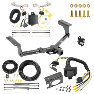 Custom Fit Trailer Hitch Wiring Harness (Plug & Play) Trailer Connector Adapter Brake Control Wiring Kit Circuit Breaker Installation Hardware Installation Instructions 44785 85343 20506 7012a 118578 Reese Trailer Hitch 7-Way RV Wiring 13-18 Toyota R Trailer Hitch w/ 7-Way RV Wiring For 13-18 Toyota RAV4 Class 3 2" Receiver All Models Reese