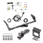 Custom Fit Trailer HitchTow Harness Wiring Package (7-Way) 2" Drop Ball-Mount w/ Pin/Clip 2" Chrome Ball 7-Way Mounting Bracket Installation Hardware Installation Instructions 44786 22118 20212 21536 Reese Trailer Hitch Tow Package 7-Way RV Wir Trailer Hitch Tow Package w/ 7-Way RV Wiring For 15-20 Toyota Sienna Except SE w/ 2" Drop Mount 2" Ball Class 3 2" Receiver Except SE Reese