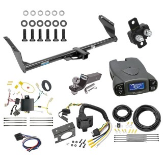 Trailer Hitch Tow Package Prodigy P3 Brake Control For 11-20 Toyota Sienna w/ 7-Way RV Wiring 2" Drop Mount 2" Ball Class 3 2" Receiver Reese Tekonsha