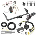 Custom Fit Trailer Hitch Wiring Harness (Plug & Play) 2" Drop Ball-Mount w/ Pin/Clip 2" Chrome Ball Trailer Connector Adapter Brake Control Wiring Kit Circuit Breaker Installation Hardware Installation Instructions 44786 85343 20506 7012a 11 Trailer Hitch Tow Package w/ 7-Way RV Wiring For 04-10 Toyota Sienna w/ 2" Drop Mount 2" Ball Class 3 2" Receiver All Models Reese
