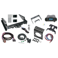 Class 5 18K Trailer Hitch Tow Package Prodigy P3 Brake Control For 99-22 Ford F-250 F-350 08-22 F-450 Super Duty w/ 7-Way RV Wiring 2" Drop Mount 2" Ball Class 4 2" Receiver Reese Tekonsha Class 5 18K Trailer Hitch Tow Package Prodigy P3 Brake Control For 99-22 Ford F-250 F-350 08-22 F-450 Super Duty w/ 7-Way RV Wiring 2" Drop Mount 2" Ball Class 4 2" Receiver Reese Tekonsha