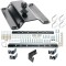 25,000 lb Gooseneck PlateBase Rail Kit Rail Brakets and Hardware 4 Pins and 4 Clips Required Service kit part 58023 49080 30035 58023 Reese Reese 25K Gooseneck Trailer Hitch Rails 02-10 Dodge Ram 1500 2500 3500 11-12 RAM 2500 3500 Base Rail Kit Brackets Reese 25K Gooseneck Trailer Hitch w/ Rails For 02-10 Dodge Ram 1500 2500 3500 11-12 RAM 2500 3500 Base Rail Kit Brackets and Hardware Heavy Duty