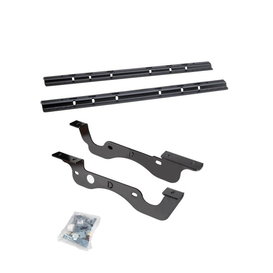 Reese Quick Install Rail Kit For 17-19 Ford F250 F350 Custom Fit No Drill Base Rails For 5th Wheel and Gooseneck Trailer Hitch Fifth