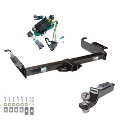 Tow Package For 00-02 Chevy Express GMC Savana Van Trailer Hitch w/ Wiring 2" Drop Mount 2" Ball 2" Receiver Reese Tow Package For 00-02 Chevy Express GMC Savana Van Trailer Hitch w/ Wiring 2" Drop Mount 2" Ball 2" Receiver Reese